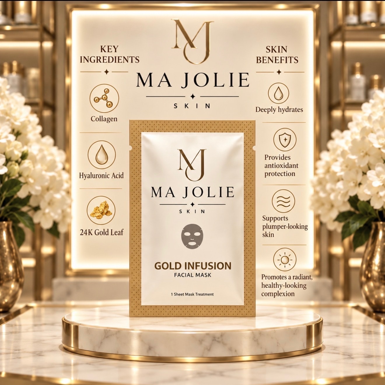 Gold Infusion Facial Mask